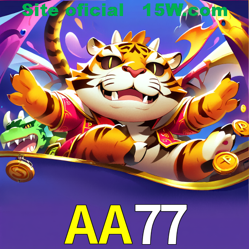 Imagem promocional da AA77 mostrando a plataforma e suas vantagens